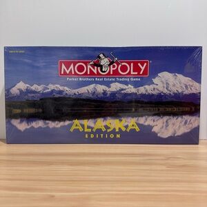 Monopoly Alaska Edition Board Game USAopoly 1997 Vintage New Made In USA SEALED